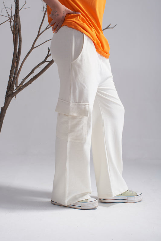 Off-White Wide Leg Trouser