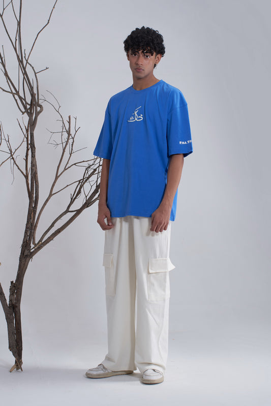 Azure Blue Khaak T-Shirt