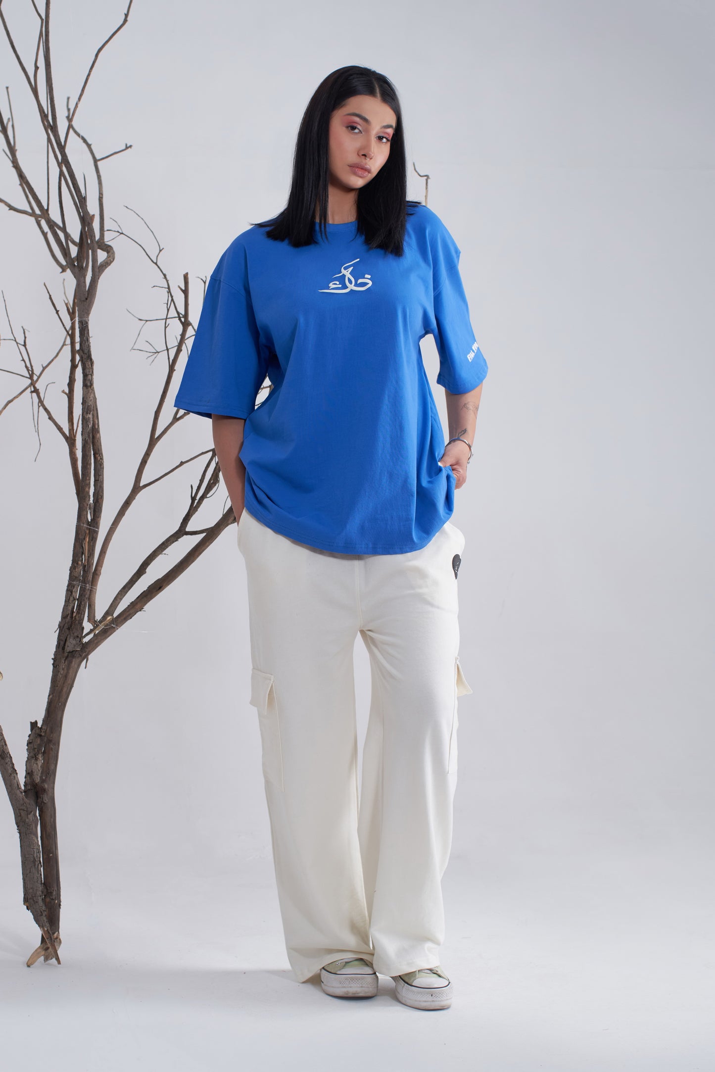 Azure Blue Khaak T-Shirt